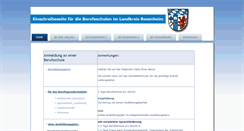 Desktop Screenshot of berufsschulen-landkreis-rosenheim.de