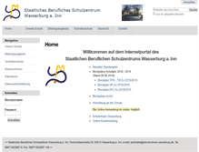 Tablet Screenshot of bsws.berufsschulen-landkreis-rosenheim.de