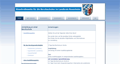 Desktop Screenshot of neu.berufsschulen-landkreis-rosenheim.de
